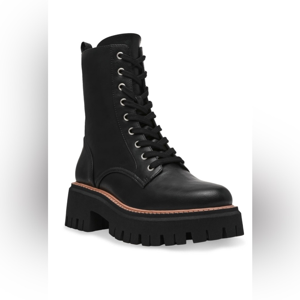 DV by Dolce Vita Black Chunky Combat Boots